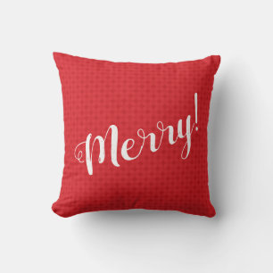 Cojín Decorativo Patrón de diamante rojo - MERRY