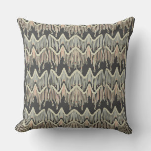 Cojín Decorativo Patrón de dibujo de punto bohemio de macramé