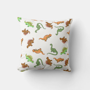 Cojín Decorativo Patrón de dinosaurio lindo