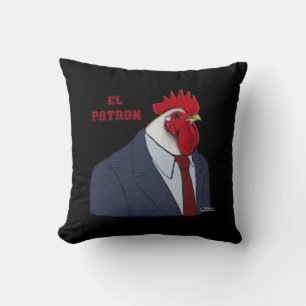 Cojín Decorativo Patrón de El Gallo