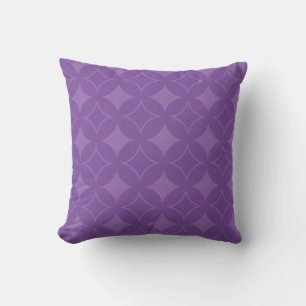Cojín Decorativo Patrón de envíos morados
