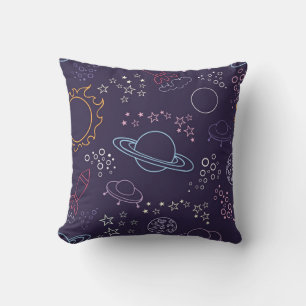 Cojín Decorativo Patrón de espacio