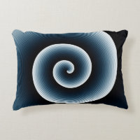 Patrón de espiral azul prusiano