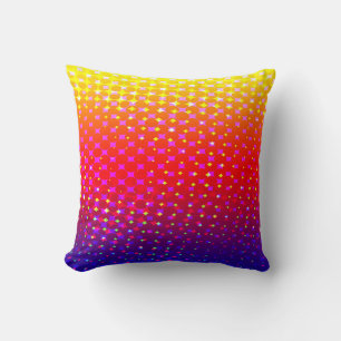 Cojín Decorativo Patrón de espuma arco iris