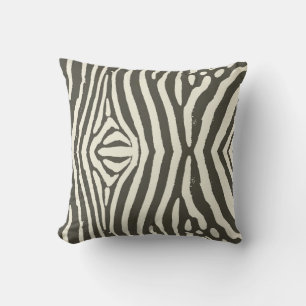 Cojín Decorativo Patrón de estampado animal de cebra a rayas modern