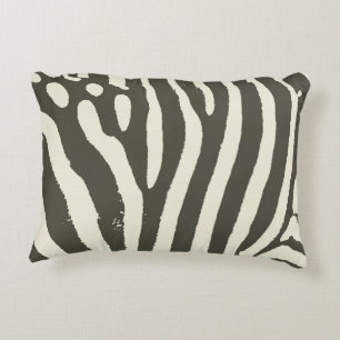 Cojín Decorativo Patrón de estampado animal de cebra a rayas modern