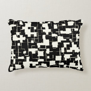 Cojín Decorativo Patrón de estilo moderno blanco y negro de Guay
