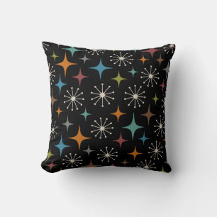 Cojín Decorativo Patrón de Estrella Explosiva Moderno de Mitad de S