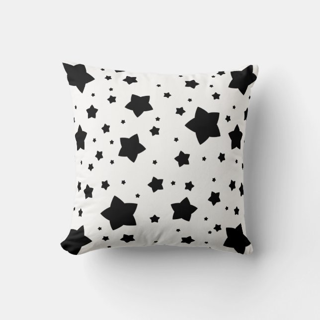 Cojín Decorativo Patrón de estrellas (Anverso)