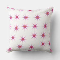 Patrón de estrellas brillantes de color rosa neón