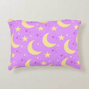 Cojín Decorativo Patrón de estrellas de luna celestial
