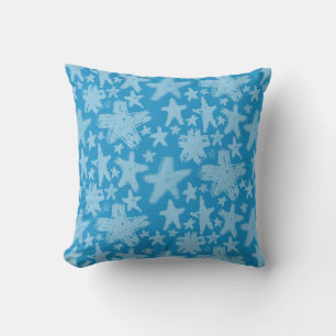 Cojín Decorativo Patrón de estrellas de pincel