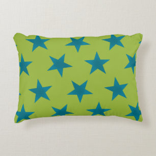 Cojín Decorativo Patrón de Estrellas Doradas 20
