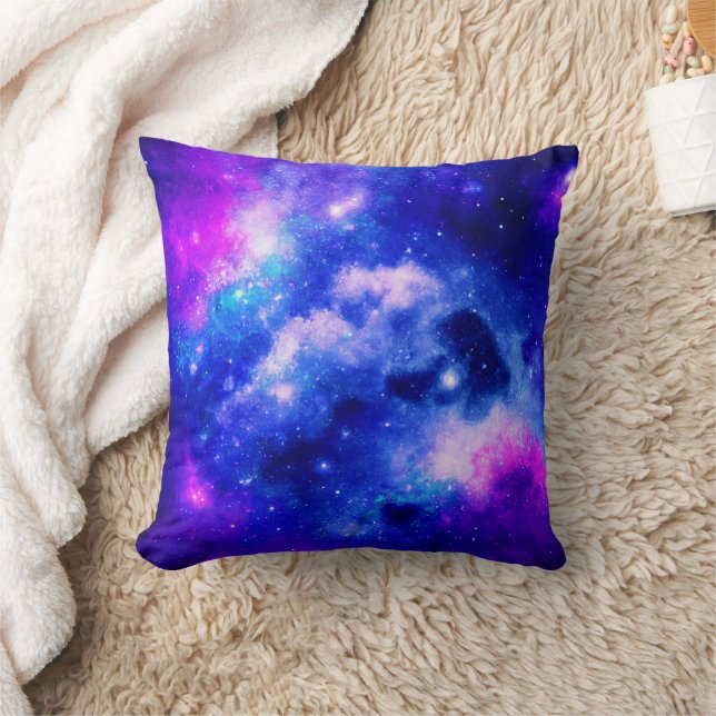 Cojín Decorativo Patrón de exploración vibrante de nebulosa (Manta)