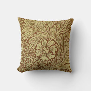 Cojín Decorativo Patrón de Flor Antigua Marigold de William Morris