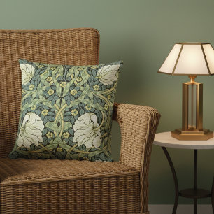 Cojín Decorativo Patrón de flor de impernel William Morris