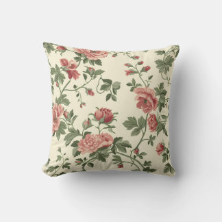 Cojín Decorativo Patrón de flor de rosas