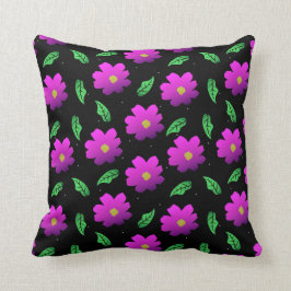 Cojín Decorativo patrón de flor Rosa