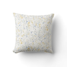 Patrón de flor silvestre azul amarillo