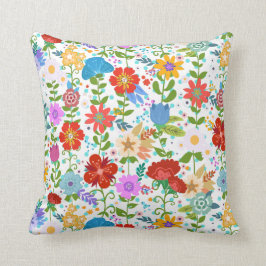 Cojín Decorativo Patrón de flores