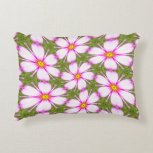 Cojín Decorativo Patrón de flores de cosmos