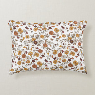 Cojín Decorativo Patrón de flores del Boho retro
