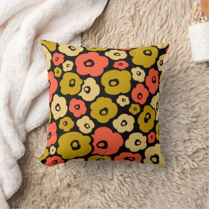 Cojín Decorativo Patrón de flores silvestres