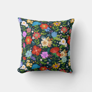 Cojín Decorativo Patrón de flores sin soldadura Ditsy-13554