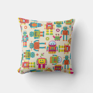Cojín Decorativo Patrón de fondo inalámbrico y transparente con bob
