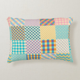 Cojín Decorativo Patrón de fondo sin inconvenientes. Manto textil