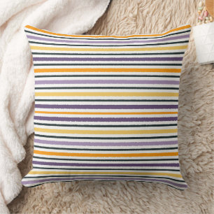 Cojín Decorativo Patrón de franja horizontal multi-ancho moderno
