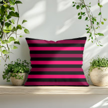 Patrón de franja negra rosa magenta