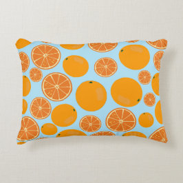 Cojín Decorativo Patrón de fruta naranja