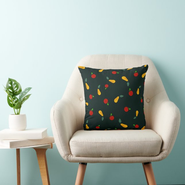 Cojín Decorativo Patrón de frutas (Silla)