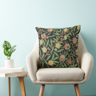 Cojín Decorativo patrón de Frutas de William Morris (1862) 