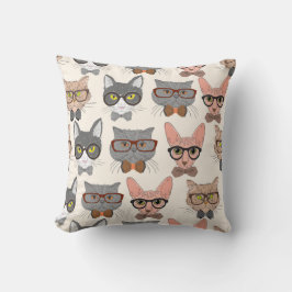 Cojín Decorativo Patrón de gato