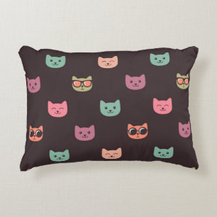 Cojín Decorativo Patrón de gato