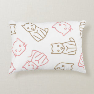 Cojín Decorativo Patrón de gato
