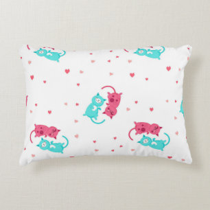 Cojín Decorativo Patrón de gato