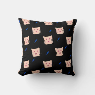 Cojín Decorativo Patrón de gato adorable