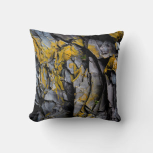 Cojín Decorativo Patrón de geología de los crispos de roca