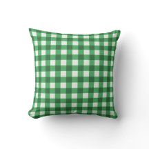 Patrón de Gingham de Emerald Green Basic