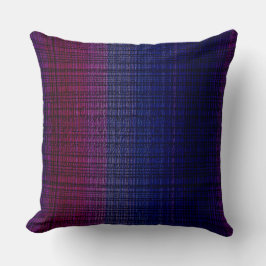 Cojín Decorativo Patrón de gradiente azul temperamental
