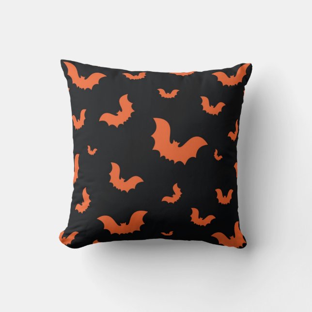 Cojín Decorativo Patrón de Halloween (Anverso)