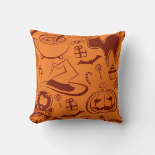 Cojín Decorativo Patrón de Halloween