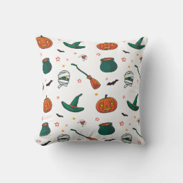 Cojín Decorativo Patrón de Halloween 12