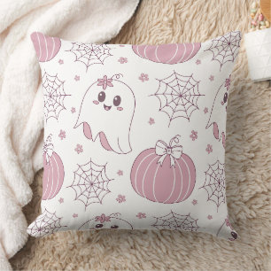 Cojín Decorativo Patrón de Halloween Pastel Soft Goth
