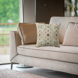 Cojín Decorativo Patrón de hierba de Boho