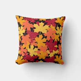 Cojín Decorativo Patrón de hoja de arce de otoño