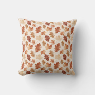 Cojín Decorativo Patrón de hoja de otoño acogedor